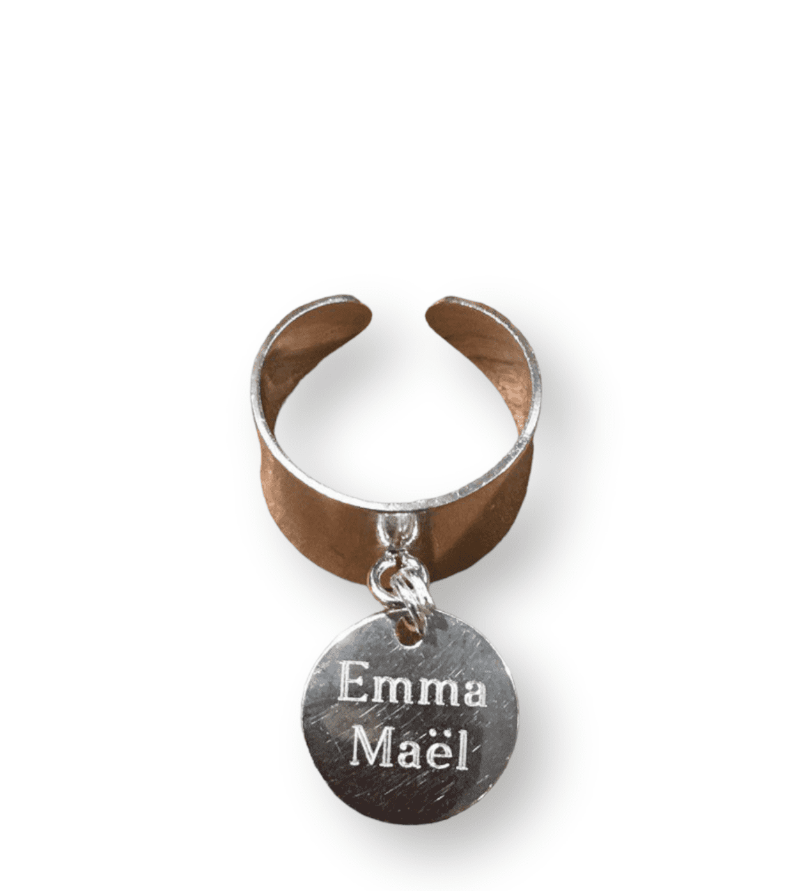 Bague sales argent medaillon